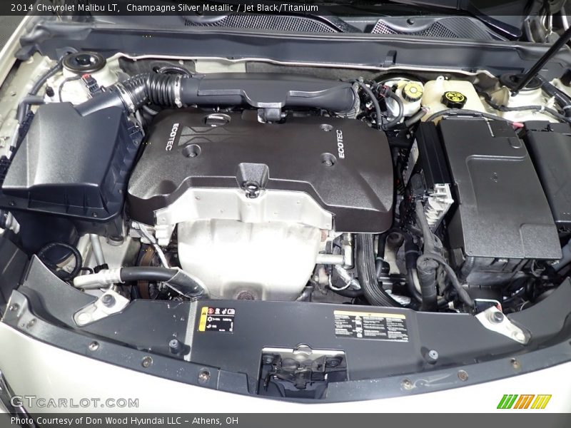 Champagne Silver Metallic / Jet Black/Titanium 2014 Chevrolet Malibu LT