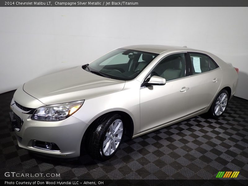 Champagne Silver Metallic / Jet Black/Titanium 2014 Chevrolet Malibu LT