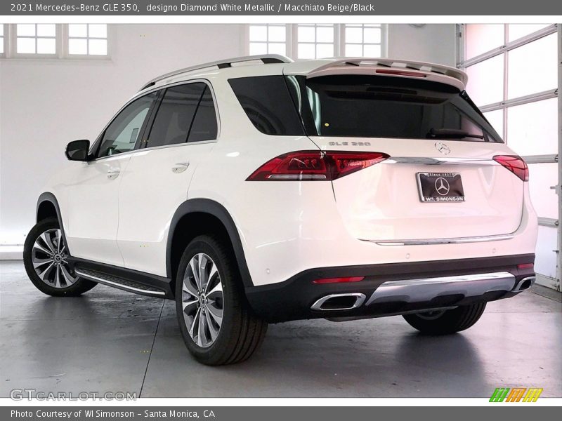 designo Diamond White Metallic / Macchiato Beige/Black 2021 Mercedes-Benz GLE 350
