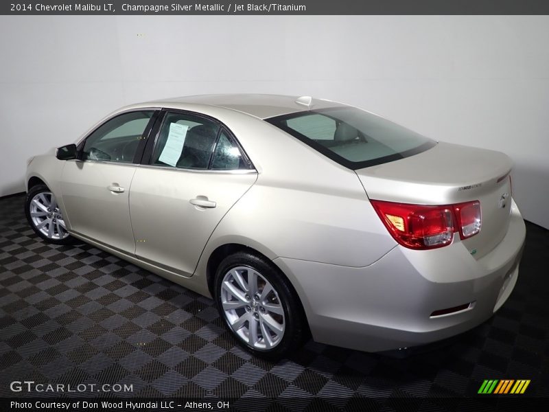 Champagne Silver Metallic / Jet Black/Titanium 2014 Chevrolet Malibu LT