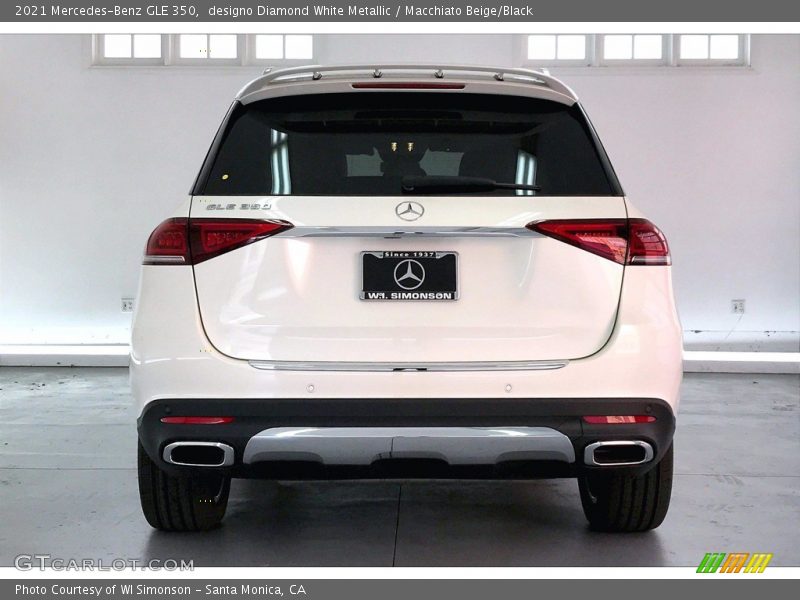 designo Diamond White Metallic / Macchiato Beige/Black 2021 Mercedes-Benz GLE 350