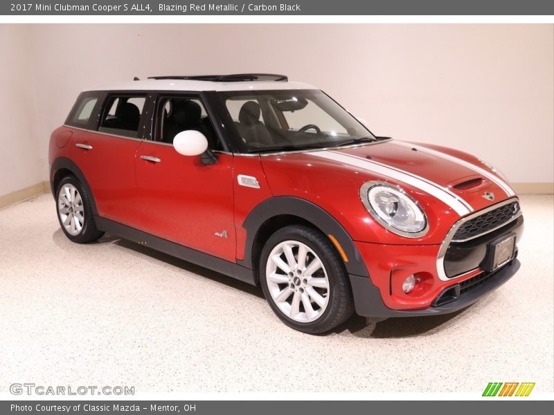 Blazing Red Metallic / Carbon Black 2017 Mini Clubman Cooper S ALL4