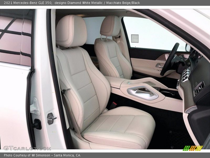 designo Diamond White Metallic / Macchiato Beige/Black 2021 Mercedes-Benz GLE 350
