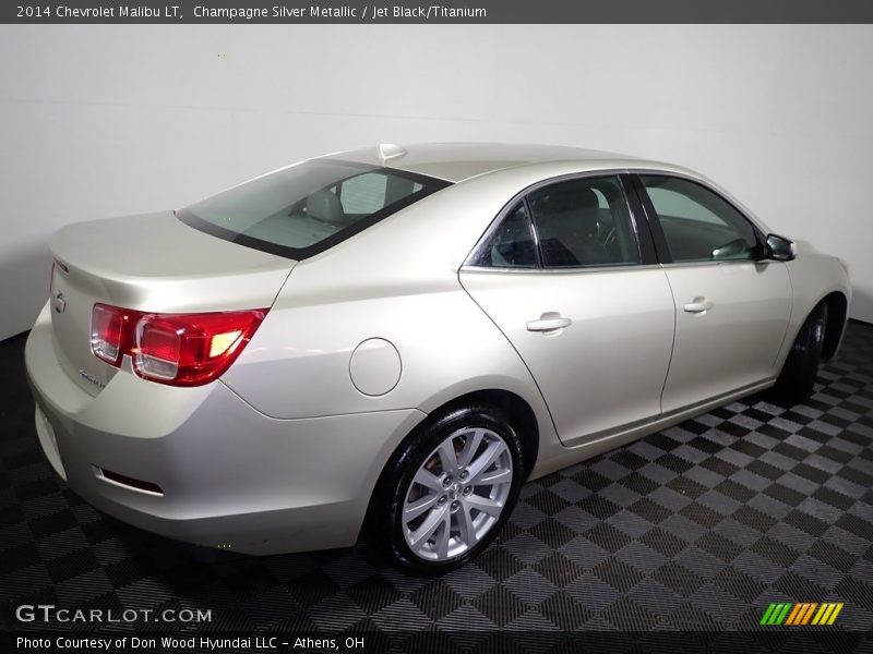 Champagne Silver Metallic / Jet Black/Titanium 2014 Chevrolet Malibu LT