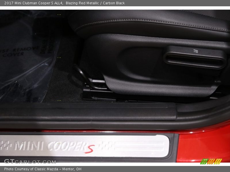 Blazing Red Metallic / Carbon Black 2017 Mini Clubman Cooper S ALL4