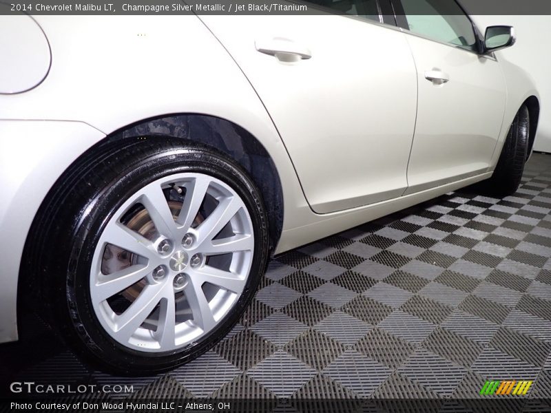 Champagne Silver Metallic / Jet Black/Titanium 2014 Chevrolet Malibu LT