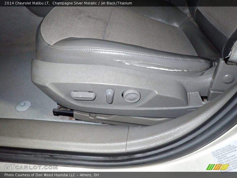 Champagne Silver Metallic / Jet Black/Titanium 2014 Chevrolet Malibu LT