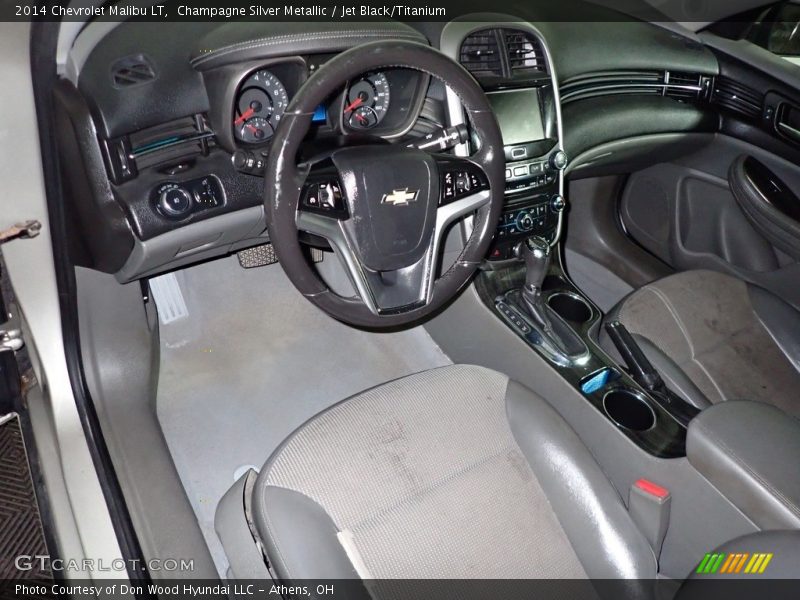 Champagne Silver Metallic / Jet Black/Titanium 2014 Chevrolet Malibu LT