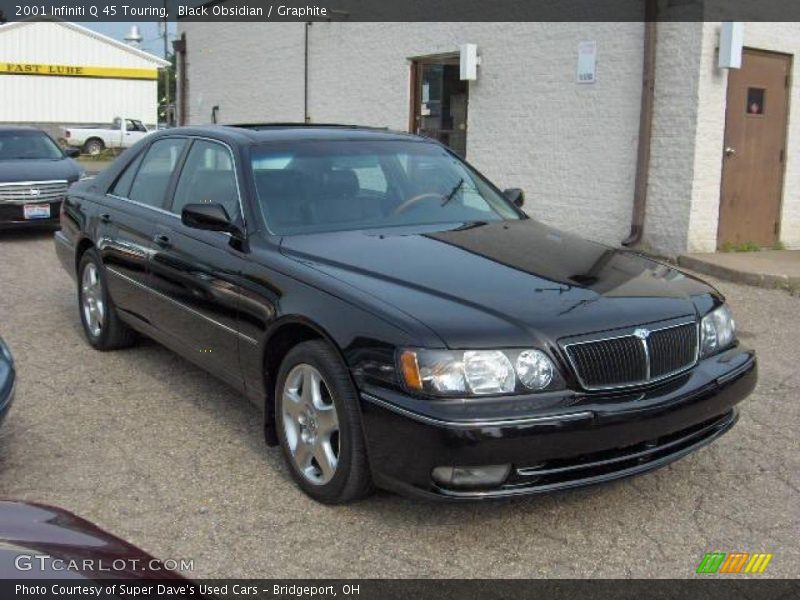 Black Obsidian / Graphite 2001 Infiniti Q 45 Touring