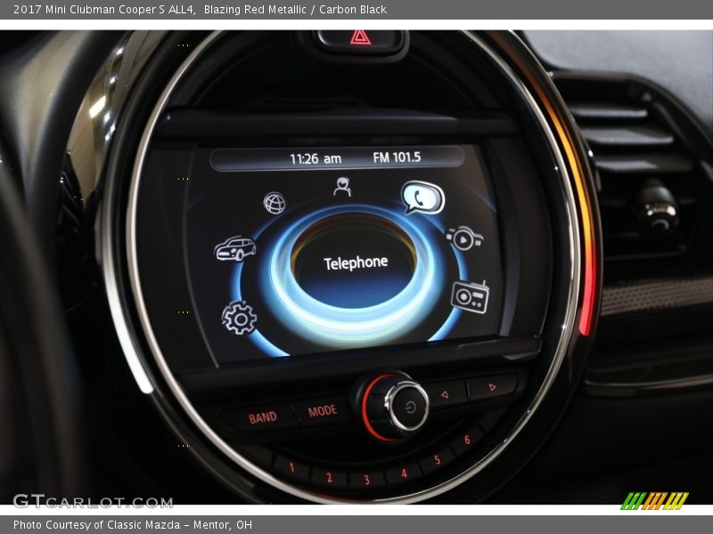 Blazing Red Metallic / Carbon Black 2017 Mini Clubman Cooper S ALL4