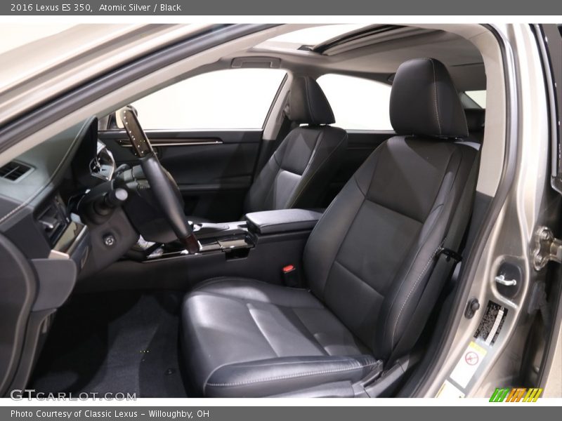 Front Seat of 2016 ES 350