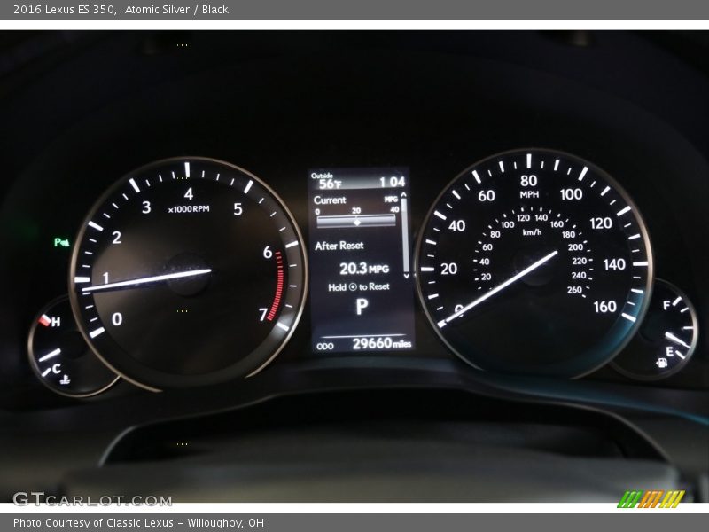  2016 ES 350 350 Gauges