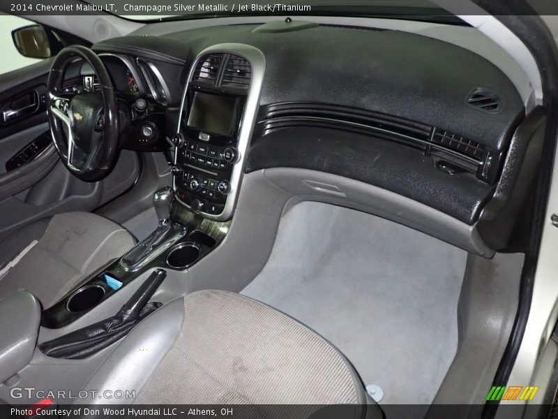 Champagne Silver Metallic / Jet Black/Titanium 2014 Chevrolet Malibu LT