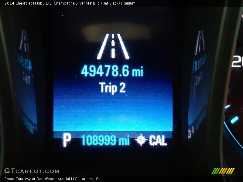 Champagne Silver Metallic / Jet Black/Titanium 2014 Chevrolet Malibu LT