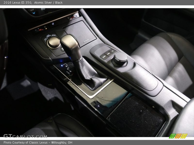 Atomic Silver / Black 2016 Lexus ES 350