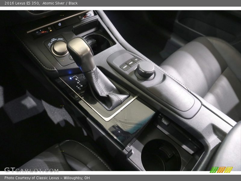 Atomic Silver / Black 2016 Lexus ES 350