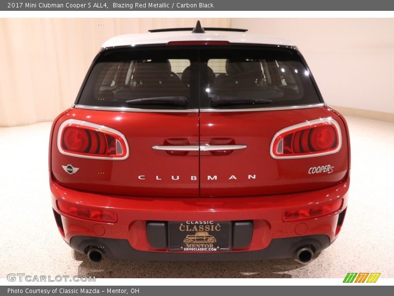 Blazing Red Metallic / Carbon Black 2017 Mini Clubman Cooper S ALL4