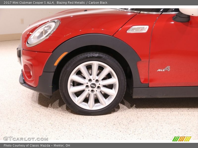 Blazing Red Metallic / Carbon Black 2017 Mini Clubman Cooper S ALL4