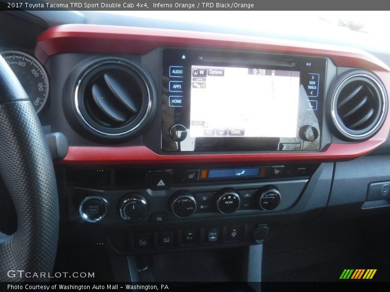 Inferno Orange / TRD Black/Orange 2017 Toyota Tacoma TRD Sport Double Cab 4x4