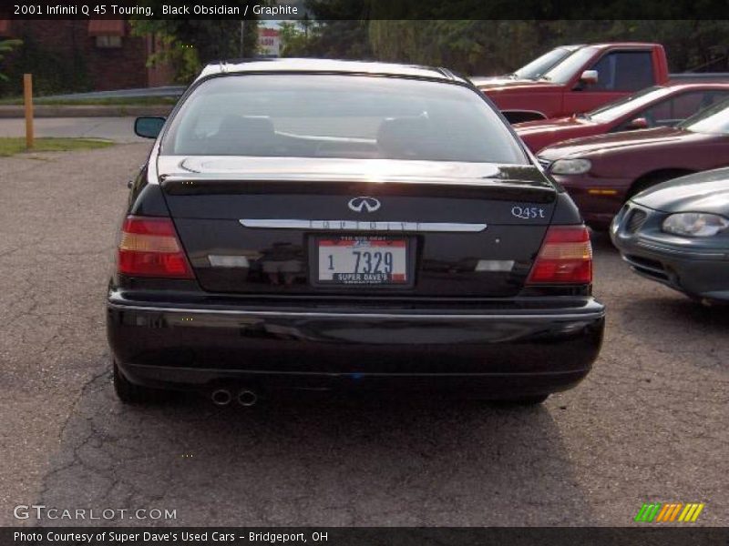 Black Obsidian / Graphite 2001 Infiniti Q 45 Touring