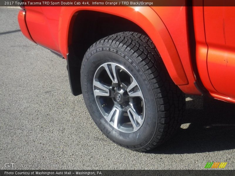 Inferno Orange / TRD Black/Orange 2017 Toyota Tacoma TRD Sport Double Cab 4x4