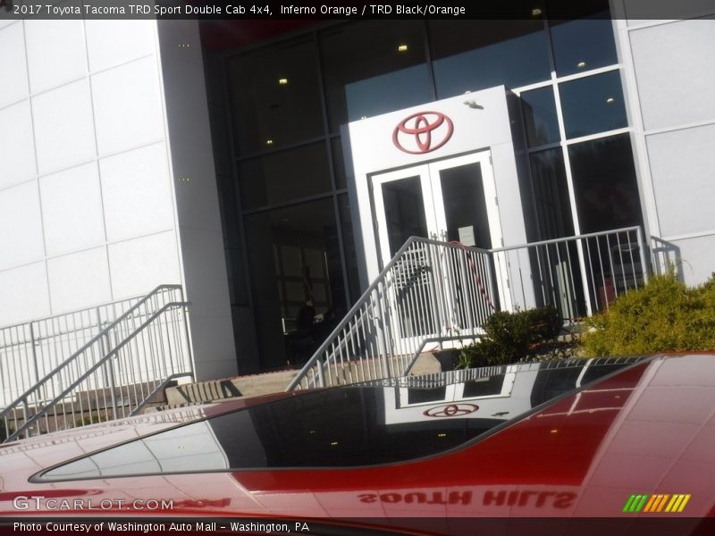 Inferno Orange / TRD Black/Orange 2017 Toyota Tacoma TRD Sport Double Cab 4x4