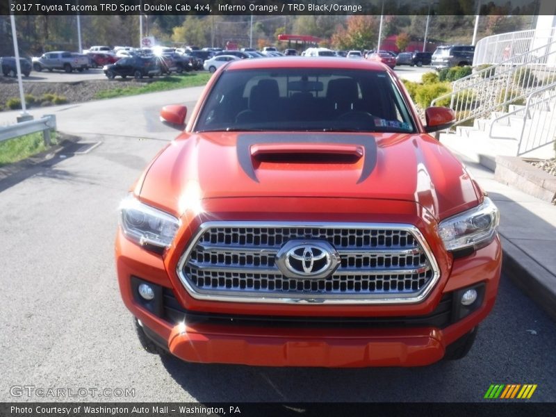 Inferno Orange / TRD Black/Orange 2017 Toyota Tacoma TRD Sport Double Cab 4x4