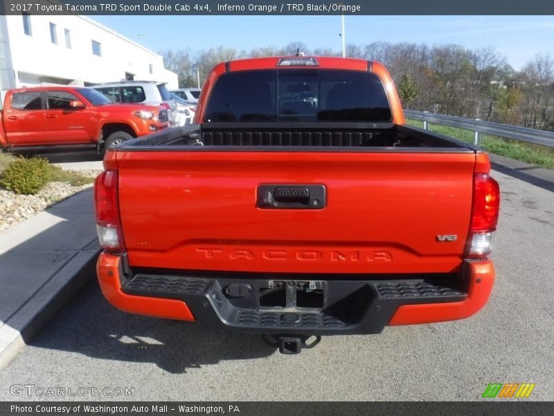 Inferno Orange / TRD Black/Orange 2017 Toyota Tacoma TRD Sport Double Cab 4x4