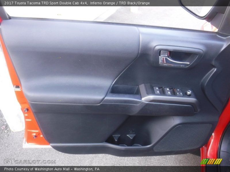 Inferno Orange / TRD Black/Orange 2017 Toyota Tacoma TRD Sport Double Cab 4x4