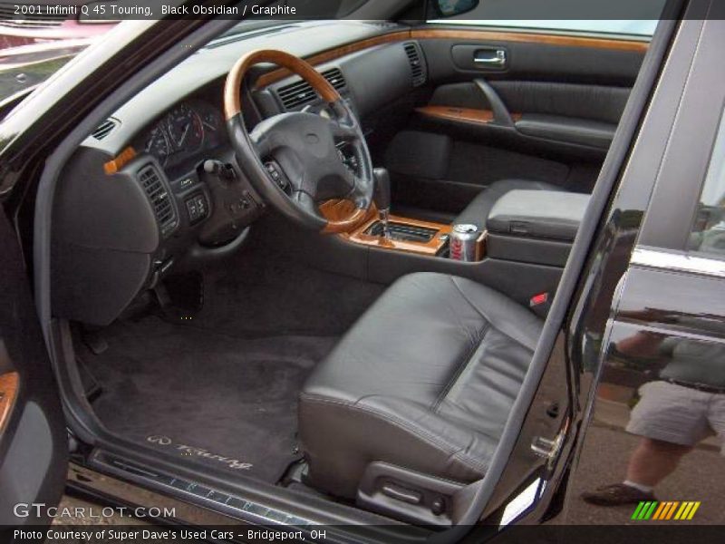 Black Obsidian / Graphite 2001 Infiniti Q 45 Touring