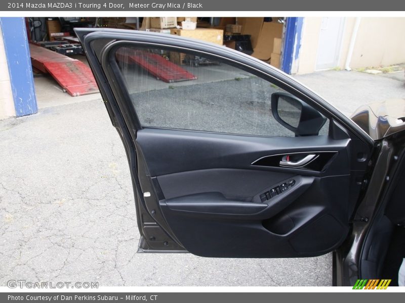 Meteor Gray Mica / Black 2014 Mazda MAZDA3 i Touring 4 Door