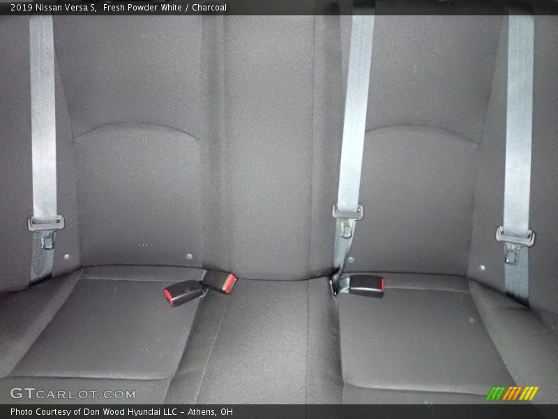 Fresh Powder White / Charcoal 2019 Nissan Versa S