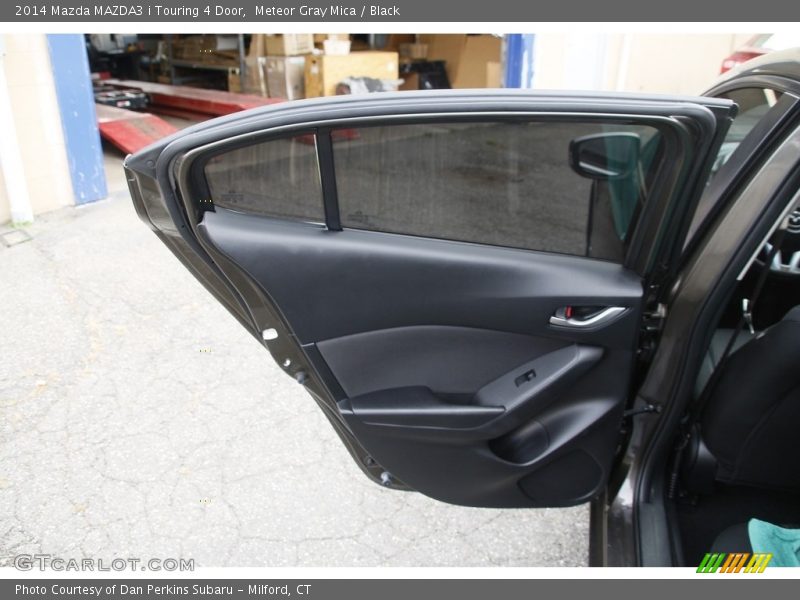Meteor Gray Mica / Black 2014 Mazda MAZDA3 i Touring 4 Door