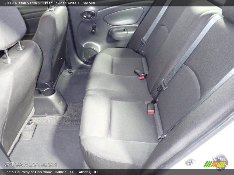 Fresh Powder White / Charcoal 2019 Nissan Versa S