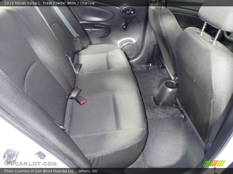 Fresh Powder White / Charcoal 2019 Nissan Versa S