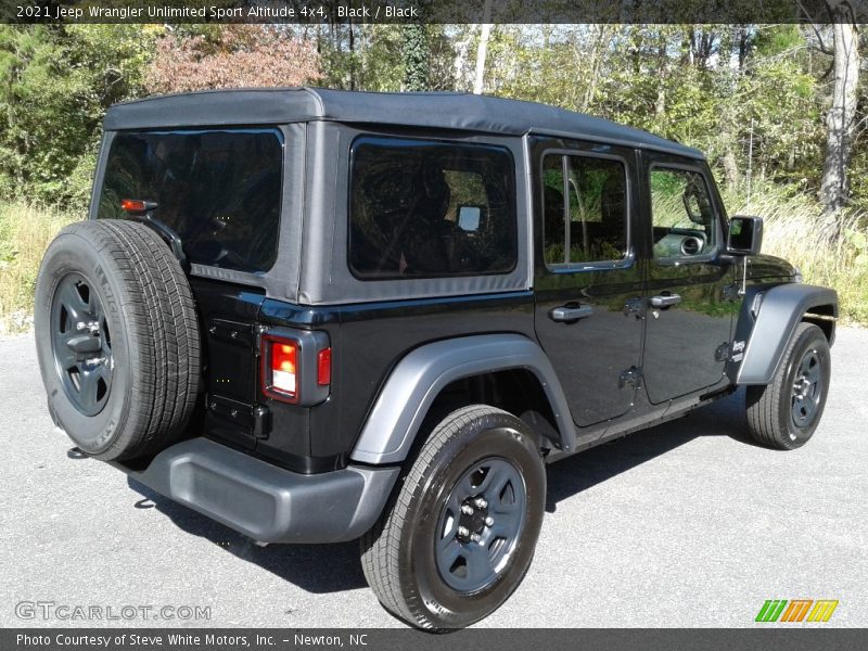 Black / Black 2021 Jeep Wrangler Unlimited Sport Altitude 4x4