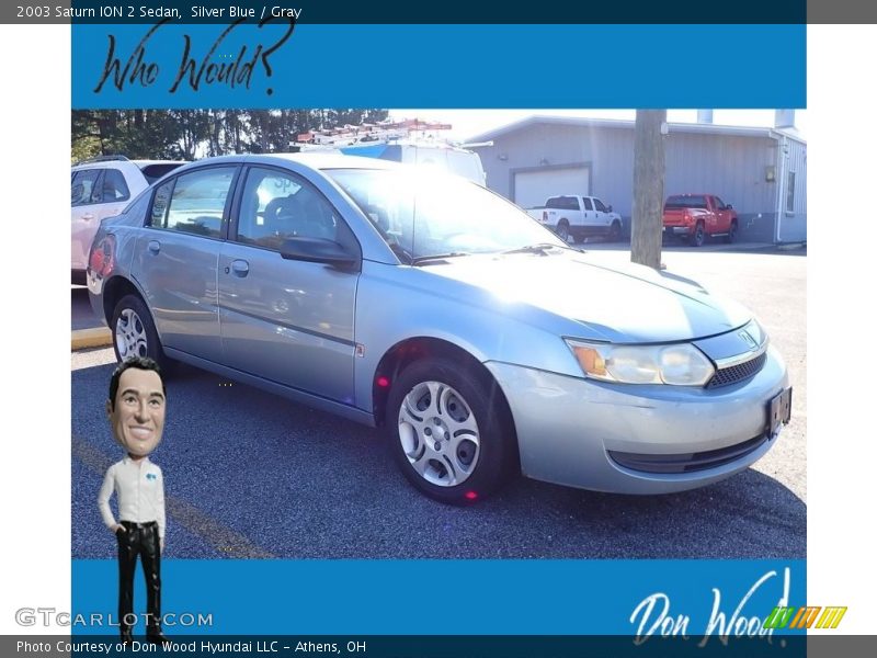 Silver Blue / Gray 2003 Saturn ION 2 Sedan