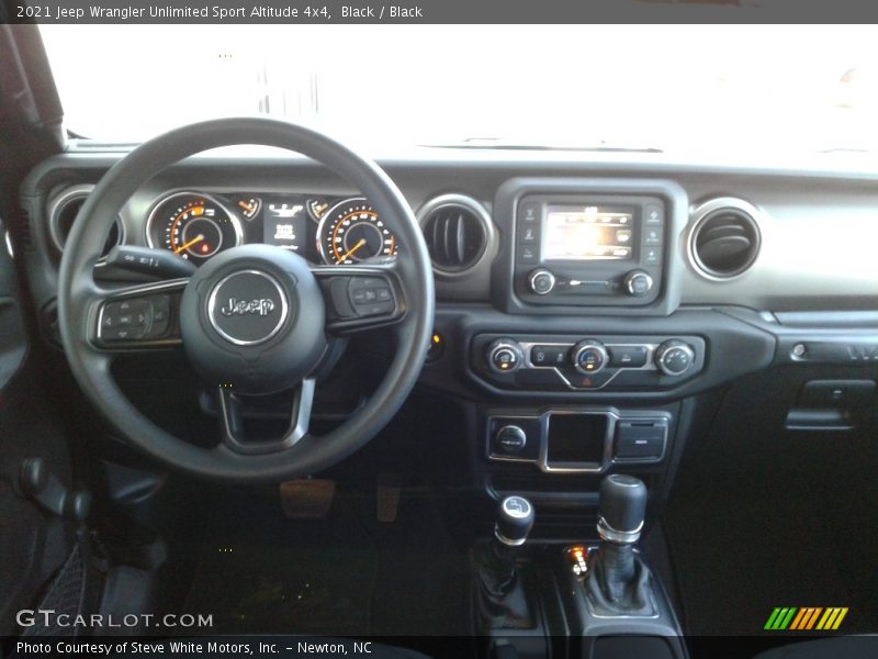 Black / Black 2021 Jeep Wrangler Unlimited Sport Altitude 4x4