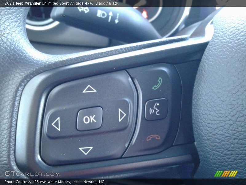 Black / Black 2021 Jeep Wrangler Unlimited Sport Altitude 4x4