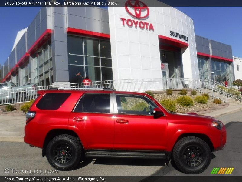 Barcelona Red Metallic / Black 2015 Toyota 4Runner Trail 4x4