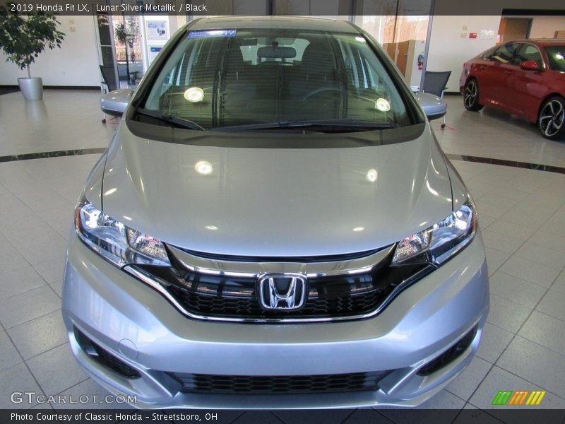 Lunar Silver Metallic / Black 2019 Honda Fit LX
