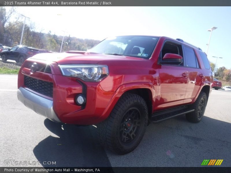Barcelona Red Metallic / Black 2015 Toyota 4Runner Trail 4x4