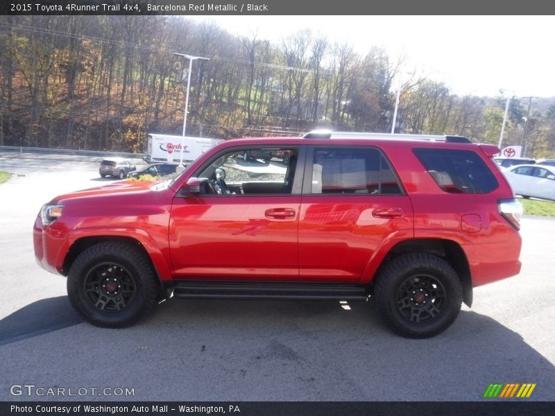 Barcelona Red Metallic / Black 2015 Toyota 4Runner Trail 4x4
