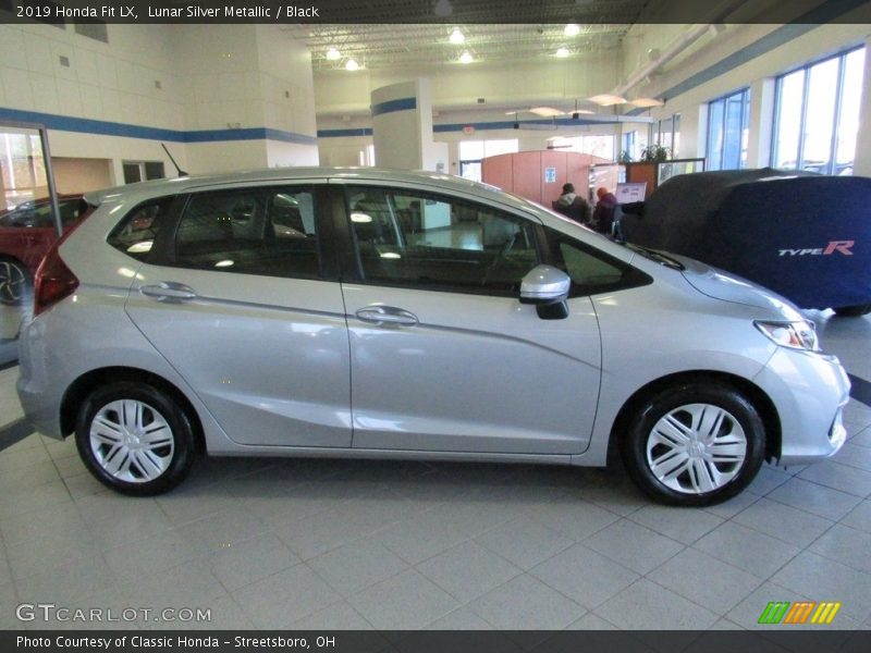 Lunar Silver Metallic / Black 2019 Honda Fit LX