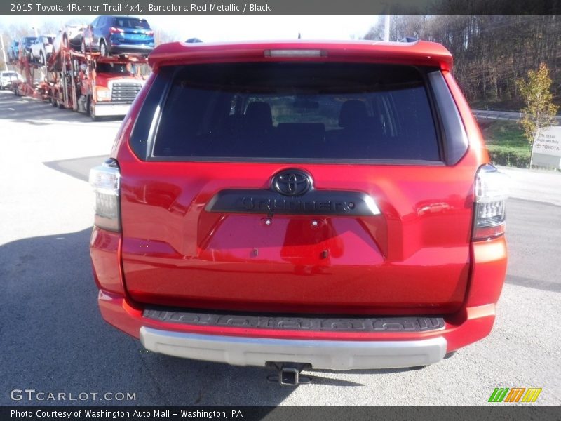 Barcelona Red Metallic / Black 2015 Toyota 4Runner Trail 4x4