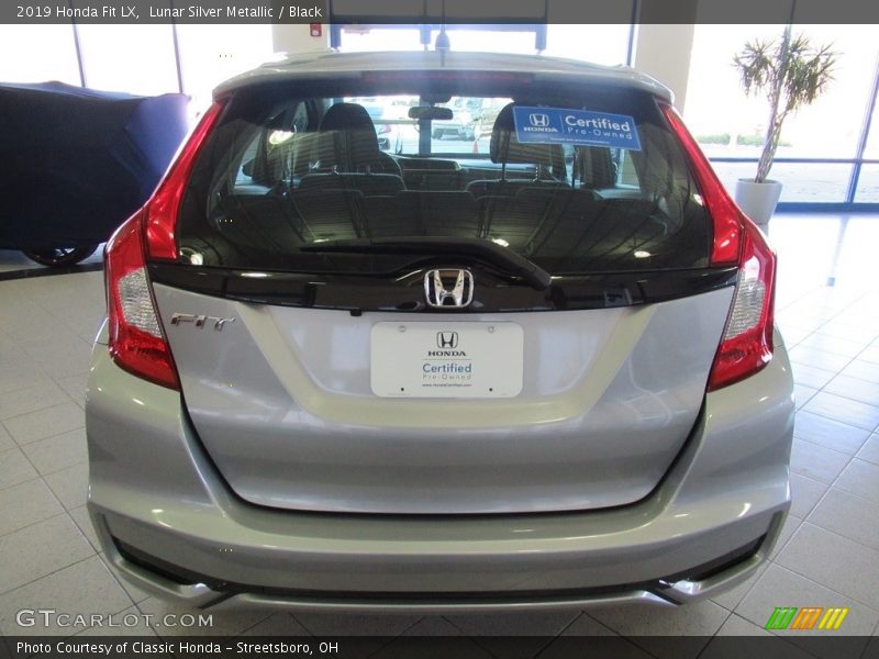 Lunar Silver Metallic / Black 2019 Honda Fit LX