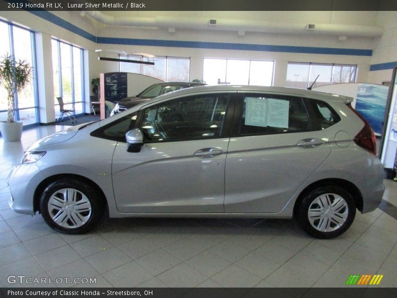 Lunar Silver Metallic / Black 2019 Honda Fit LX