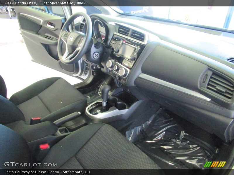 Lunar Silver Metallic / Black 2019 Honda Fit LX