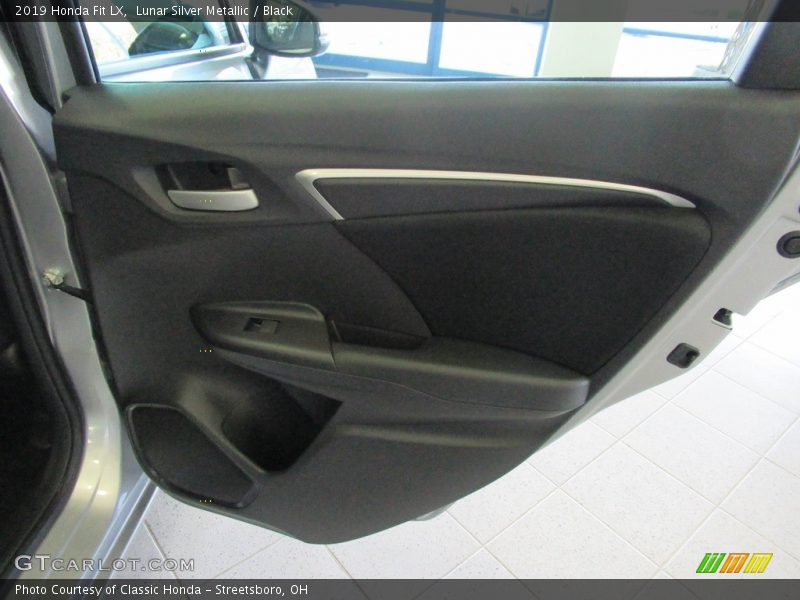 Lunar Silver Metallic / Black 2019 Honda Fit LX