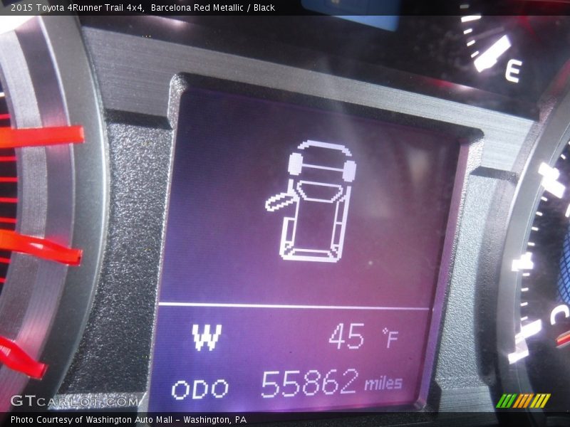 Barcelona Red Metallic / Black 2015 Toyota 4Runner Trail 4x4